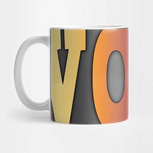 Linear Gradient VOTE Mug